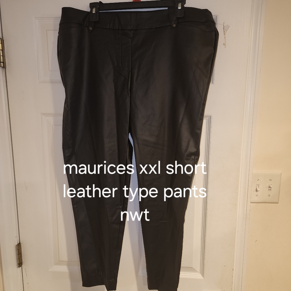 Maurices leather type pants